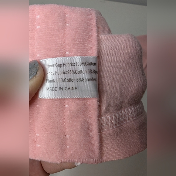 NWOT Momma's Shop XL Pink Maternity/Nursing Bra - Picture 7 of 8